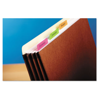 Post-it® Tabs, 1/5-Cut Tabs, Assorted Brights, 2" Wide, 24/Pack (MMM686PLOY)