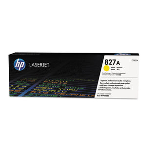 HP 827A, (CF302A) Yellow Original LaserJet Toner Cartridge (HEWCF302A)