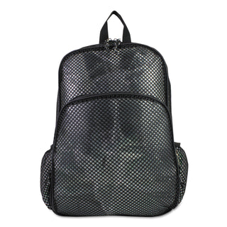 Eastsport® Mesh Backpack, 12 x 5 1/2 x 17 1/2, Black (EST113960BJBLK)
