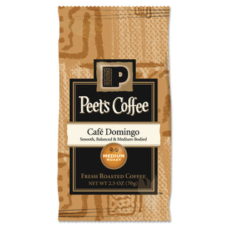 Peet's Coffee & Tea® Coffee Portion Packs, Café Domingo Blend, 2.5 oz Frack Pack, 18/Box (PEE504918)
