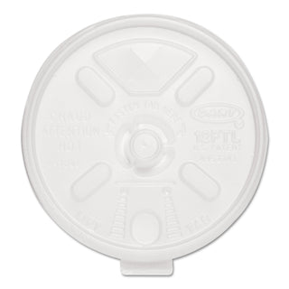 Dart® Liftn'Lock Lids, 10-14oz Cups, Translucent, 100/Sleeve, 10 Sleeves/Carton (12FTLSDART)