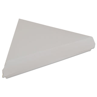 SCT® White Pizza Clamshells, 9.25 x 9 x 1.69, White, Paper, 400/Carton (0719SOC)