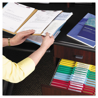 Smead™ 6-Section Pressboard Top Tab Pocket-Style Classification Folders with SafeSHIELD Fasteners, 2 Dividers, Letter, Green, 10/Box (SMD14083)
