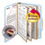 Smead™ Eight-Section Pressboard Top Tab Classification Folders with SafeSHIELD Fasteners, 3 Dividers, Letter Size, Blue, 10/Box (SMD14094)