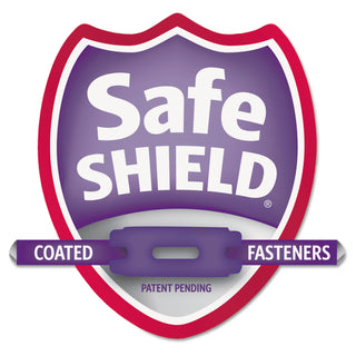 Smead™ Six-Section Pressboard Top Tab Classification Folders with SafeSHIELD Fasteners, 2 Dividers, Letter Size, Dark Blue, 10/Box (SMD14032)