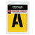 Chartpak® Painting Stencil Set, A-Z Set/0-9, Manila, 35/Set (CHA01565)