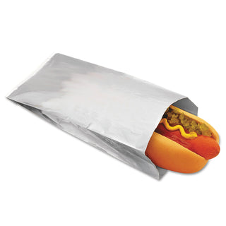 Bagcraft Foil Single-Serve Bags, 3.5" x 8.5", Silver, 1,000/Carton (BGC300456) (BGC300456)