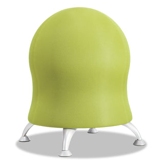 Safco® Zenergy Ball Chair, Grass Seat/Grass Back, Silver Base (SAF4750GS)