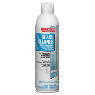 Chase Products Champion Sprayon Glass Cleaner with Ammonia, 19oz, Aerosol, 12/Carton (5151CHASE)