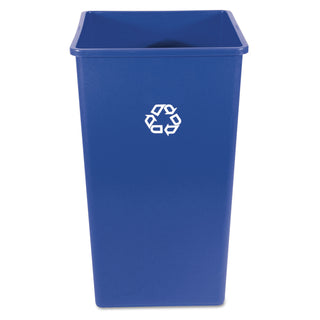 Rubbermaid® Commercial Square Recycling Container, 50 gal, Plastic, Blue (RCP395973BLU) (RCP3959-06BLU)