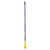 Rubbermaid® Commercial Gripper Fiberglass Mop Handle, 1" dia x 60", Blue/Yellow (H246BL)