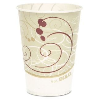 SOLO® Waxed Paper Cold Cups, 9 oz., Symphony Design, 100/Bag (SCCR9NSYM) (SCCR9NSYM)
