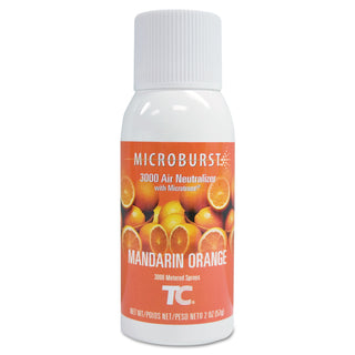 Rubbermaid® Commercial Microburst 3000 Refill, Mandarin Orange, 2 oz Aerosol Spray, 12/Carton (TEC402408)