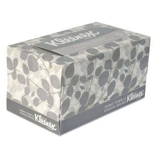 Kleenex® Hand Towels, POP-UP Box, Cloth, 1-Ply, 9 x 10.5, Unscented, White, 120/Box (KIM01701)