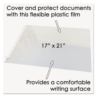 Artistic® Second Sight Clear Plastic Hinged Desk Protector, 21 x 17 (AOPSS1721)