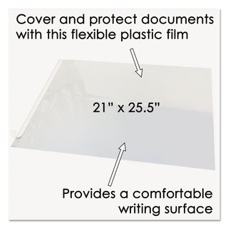 Artistic® Second Sight Clear Plastic Hinged Desk Protector, 25 1/2 x 21 (AOPSS2125)