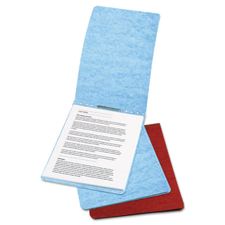 ACCO Presstex Report Cover, Top Bound, Prong Clip, Letter, 2" Cap, Red (ACC17028)