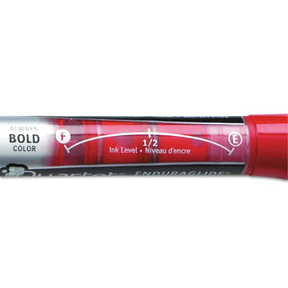 Quartet® EnduraGlide Dry Erase Marker, Broad Chisel Tip, Red, Dozen (QRT50014M)