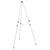 Quartet® Lightweight Telescoping Tripod Easel, 38" to 66" High, Aluminum, Silver (QRT50E)