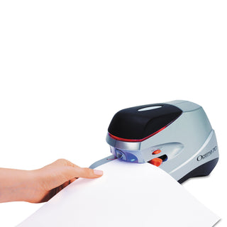Swingline® Optima 60 Electric Stapler, 60-Sheet Capacity, Silver/Black/Orange (SWI48210)