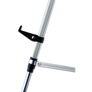 Quartet® Lightweight Telescoping Tripod Easel, 38" to 66" High, Aluminum, Silver (QRT50E)