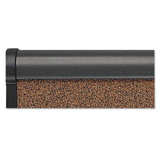 Quartet® Prestige Bulletin Board, Brown Graphite-Blend Surface, 48 x 36, Aluminum Frame (QRTB244G)