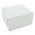 SCT® White One-Piece Non-Window Bakery Boxes, 6 x 6 x 3, White, Paper, 250/Carton (0905SOC)