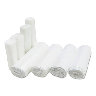 InteplastPitt High-Density Commercial Can Liners, 7 gal, 6 microns, 20" x 22", Clear, 2,000/Carton (EC202206N)