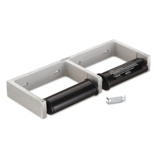 Bobrick ClassicSeries Toilet Tissue Dispenser for Two Rolls, 12 1/2" x 4 7/8" x 1 1/2" (B2740)