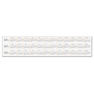 AT-A-GLANCE® WallMates Self-Adhesive Dry Erase Monthly Planning Surfaces, 18 x 12, White/Gray/Orange Sheets, Undated (AAGAW402028)
