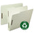 Smead™ 100% Recycled Pressboard Fastener Folders, Letter Size, Gray-Green, 25/Box (SMD15004)
