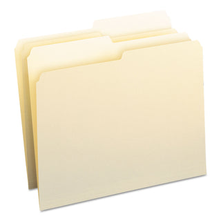 Smead™ Manila File Folders, 1/2-Cut Tabs, Letter Size, 100/Box (SMD10320)