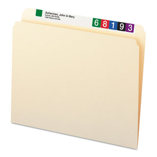 Smead™ Manila File Folders, Straight Tab, Letter Size, 100/Box (SMD10300)