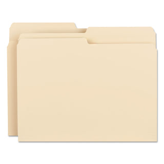 Smead™ Manila File Folders, 1/2-Cut Tabs, Letter Size, 100/Box (SMD10320)