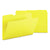 Smead™ Expanding Recycled Heavy Pressboard Folders, 1/3-Cut Tabs, 1" Expansion, Legal Size, Yellow, 25/Box (SMD22562)
