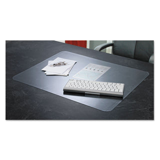 Artistic® KrystalView Desk Pad with Antimicrobial Protection, 17 x 12, Matte Finish, Clear (AOP60740MS)