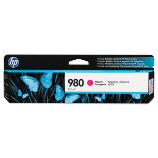HP 980, (D8J08A) Magenta Original Ink Cartridge (HEWD8J08A)