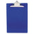Saunders Recycled Plastic Clipboard with Ruler Edge, 1" Clip Cap, 8 1/2 x 12 Sheets, Blue (SAU21602)