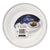 WNA Comet Masterpiece Plastic Dinnerware, White/Silver, 9", 10/Pack (WNARSM91210WSPK) (WNARSM91210WSPK)
