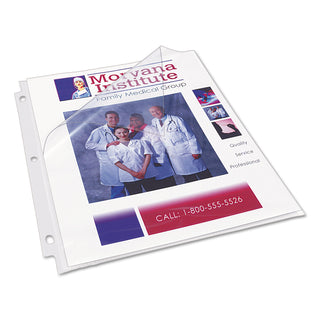 Avery® Quick Top & Side Loading Sheet Protectors, Letter, Diamond Clear, 50/Box (AVE73802)