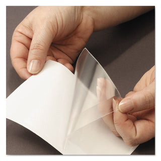 Smead™ Self-Adhesive Poly Pockets, Top Load, 5-5/16 x 3-5/8, Clear, 100/Box (SMD68153)
