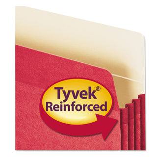 Smead™ Colored File Pockets, 3.5" Expansion, Letter Size, Red (SMD73231)