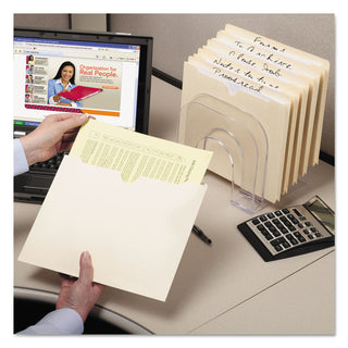 Smead™ Manila File Jackets, 1-Ply Straight Tab, Letter Size, Manila, 100/Box (SMD75410)
