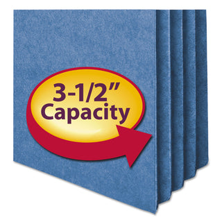 Smead™ Colored File Pockets, 3.5" Expansion, Letter Size, Blue (SMD73225)