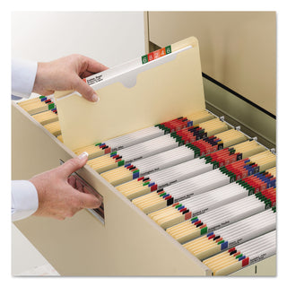 Smead™ Manila File Jackets, 1-Ply Straight Tab, Letter Size, Manila, 100/Box (SMD75410)