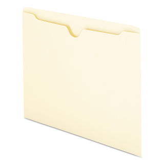 Smead™ Manila File Jackets, 1-Ply Straight Tab, Letter Size, Manila, 100/Box (SMD75410)
