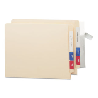 Smead™ Seal & View File Folder Label Protector, Clear Laminate, 8 x 1-11/16, 100/Pack (SMD67608)