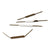 Smead™ Standard Self-Adhesive Fasteners, 2" Capacity, 2.75" Center to Center, Brown, 100/Box (SMD68220)