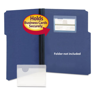 Smead™ Self-Adhesive Poly Pockets, Top Load, 4 1/16 x 3, Clear, 100/Box (SMD68123)