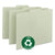Smead™ Recycled Blank Top Tab File Guides, 1/3-Cut Top Tab, Blank, 8.5 x 11, Green, 100/Box (SMD50334)